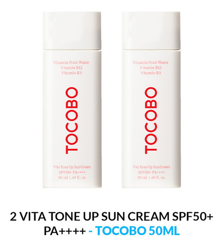 2 Vita Tone Up Sun Cream Spf50+ Pa++++ 50 Gr. - Tocobo