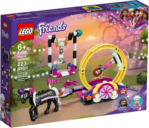 Imagem 1 de 8 de Lego Para Meninas Friends - Acrobacias Mágicas 223pç - 41686