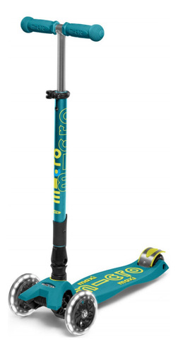 Triciclo Maxi Deluxe Led Plegable Para Niños De 5 A 12 Años Verde Gasolina.