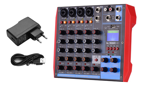 Consola De Mezclas Consola De Audio Transmisión Digital De 6