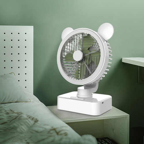 Ventilador De Escritorio Pequeño Y Recargable