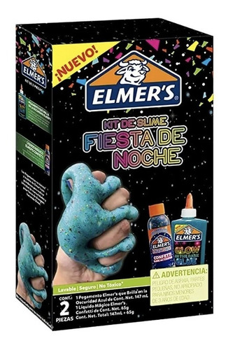 Slime Elmer's Plastilina Para Niñas Niños 147ml X1 Und Negro