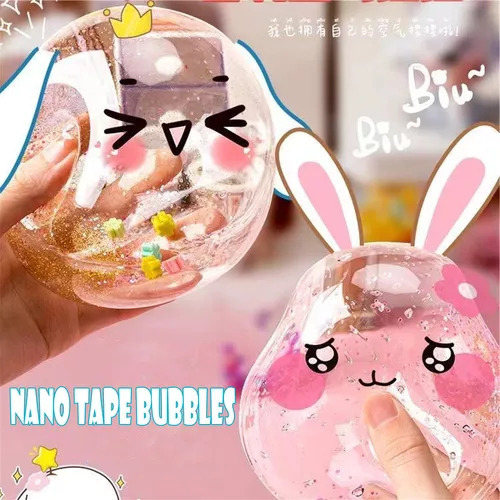 Kit De Purpurina Con Burbujas Elásticas Magic Nano Tape