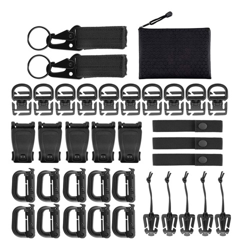 35 Piezas De Accesorios Para Molle Mochila Táctica