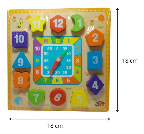 Reloj Didáctico Para Niños