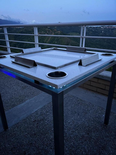 Imagen 3 de 5 de Mesa De Domino De Piedra De Cuarzo