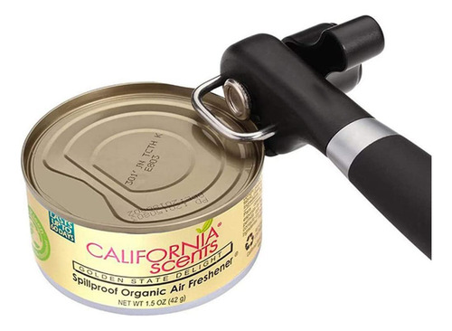 Abridor De Latas Manual Ergonómico De Acero Inoxidable Con B