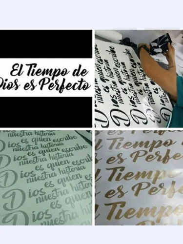 Reloj De Pared 3d Tamaño 50x50cm Mini + Frase En Vinilo