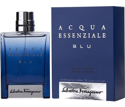 Perfume Caballero Ferragamo Acqua Essenziale Blu 100 Ml Edt 