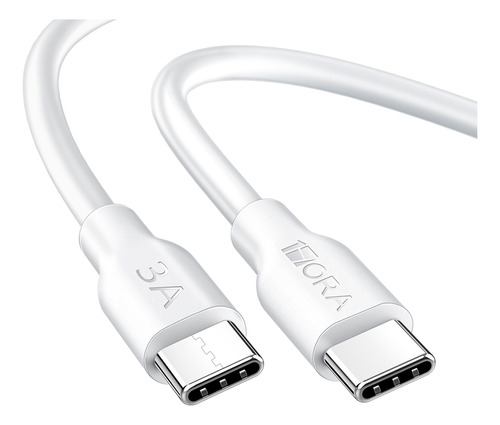 Cabo Carregamento/dados 1hora Usb C 3a Macho 1m Branco