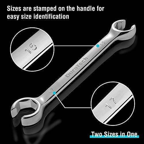 Flare Nut Wrench Set Metric 3 Piece 10 17mm Chrome Steel Tr