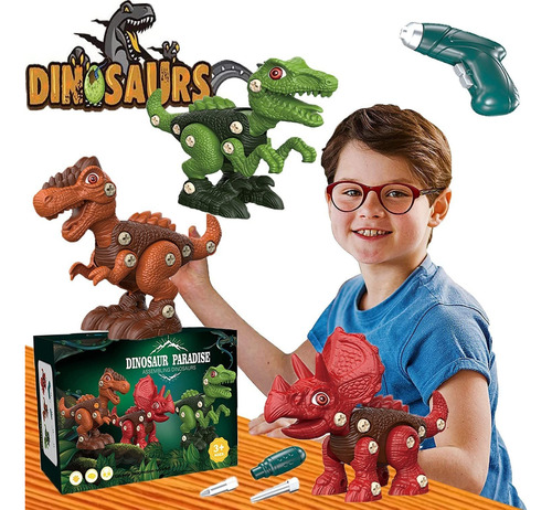 Juguetes Educativos De Dinosaurios Take Apart Para Niñ...