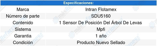 Sensor Arbol Levas Cmp Bmw 320i 2.2l L6 2005 Intran