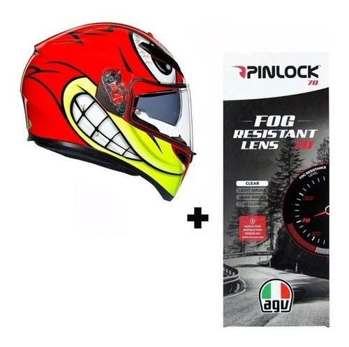 Pinlock Anti Empañante Original Agv Gt4-1 Gt4-2