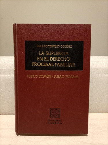 Libro. La Suplencia En El Derecho Procesal Familiar. Porrua (Usado)