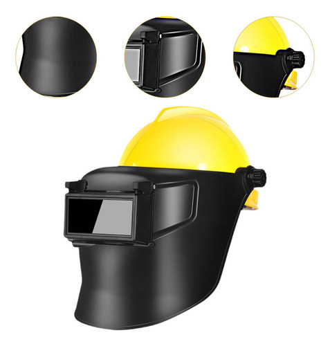 Máscara De Soldador De Casco De Soldadura Con De Dobles