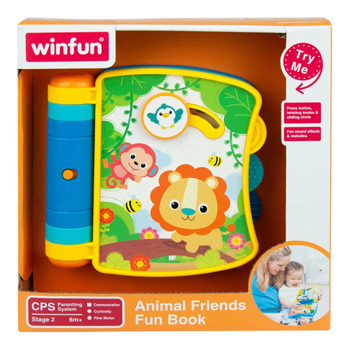 Libro Didactico De Animales Winfun Con Sonido Para Bebé