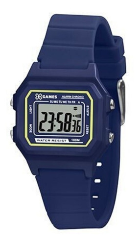 Relógio Infantil Masculino Azul X-games Digital Silicone