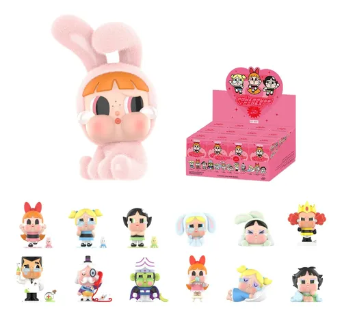 Figure Pop Mart Crybaby X Powerpuff Girls Series 12pcs Set