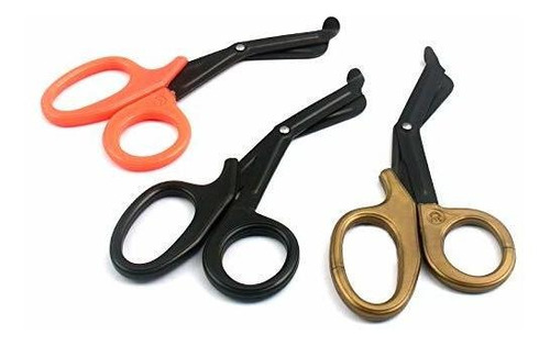 Tijeras Para Manualidades Juego De 3 (naranja, Negro Y Oro) 