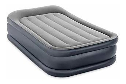 Colchón inflable Intex 64131ed color grey de  99.06cm x 190.5cm x 41.91cm