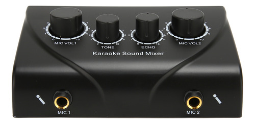 Mezclador De Sonido Karaoke Professional Plug And Play 2 Mic