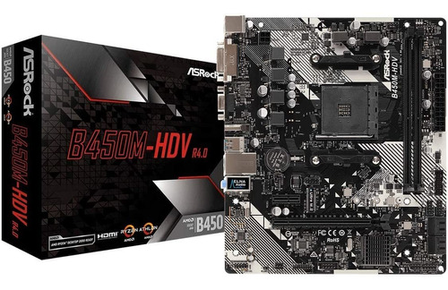 Board Asrock B450m-hdv  Para Entrega Inmediata 