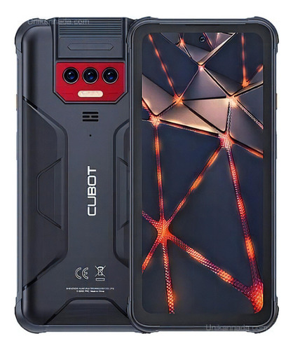 Teléfono celular Cubot Kingkong 8 6gb 256 Gb impermeable IP68/69k, color rojo