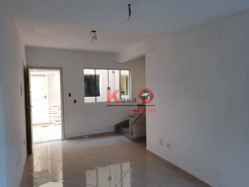 Imagem 21 de 30 de Sobrado Novo À Venda Em Condomínio Fechado Com 2 Dormitórios, Quintal E Garagem Em São Vicente/sp. Por Apenas R$ 230.000,00. Aceita Financiamento! - So0557