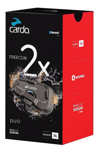 Intercomunicador Moto Cardo Freecom 2x Duplo