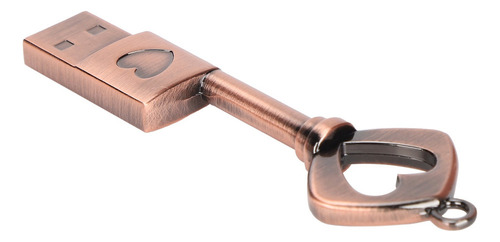 Flash Disk Metal Portátil Retro En Forma De Corazón Descubie