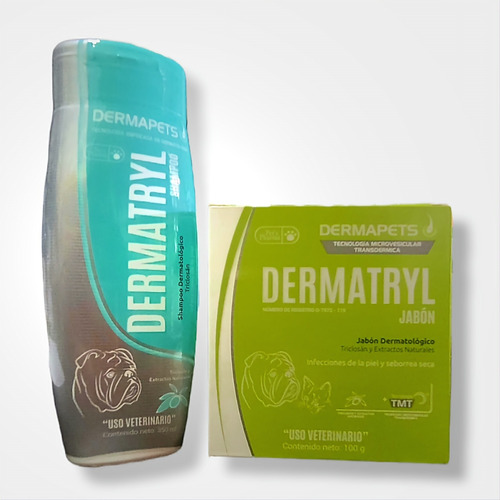 Kit De Dermatryl Shampoo & Jabón Dermatológico Infecciones
