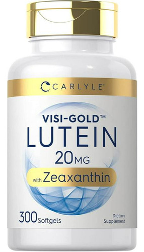  Luteina Visi-gold 20mg Con Zeaxanthin  300 Softgels Carlyle