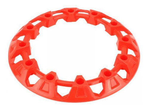 Nuevo 4 Generic Atv Rueda Llanta Cubierta Protectora Rojo 8