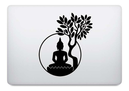 Sticker Decorativo Para Notebook Bajo El Árbol Bodhi