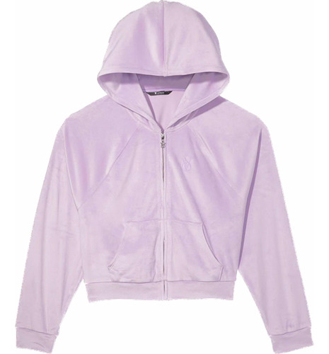 Sudadera Lila Aterciopelada Victorias Secret