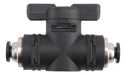 Tecneu Válvula Neumática 8mm Aire Manual Buc-8 De Conexión Rápida Racor