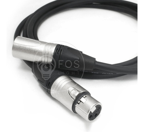 Kit 30 Cabos Dmx 1.5 Metros Xlr Macho/fêmea Canon Iluminação