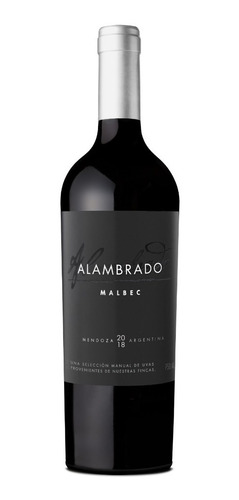 Imagen 2 de 6 de Vino Alambrado Malbec 750ml Tinto Santa Julia Caja Pack X6