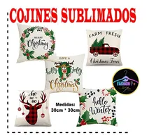 Comprar Cojines Sublimados Personalizados Navidad