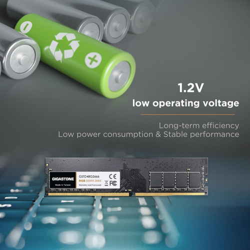 Kit De 128gb (16x8gb) De Memoria Ram Ddr4 2666mhz Gigastone