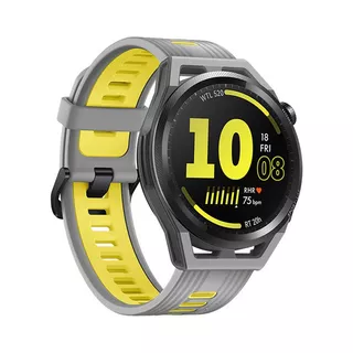 Smartwatch Huawei Watch Gt Runner 46 Mm Gris Y Amarillo