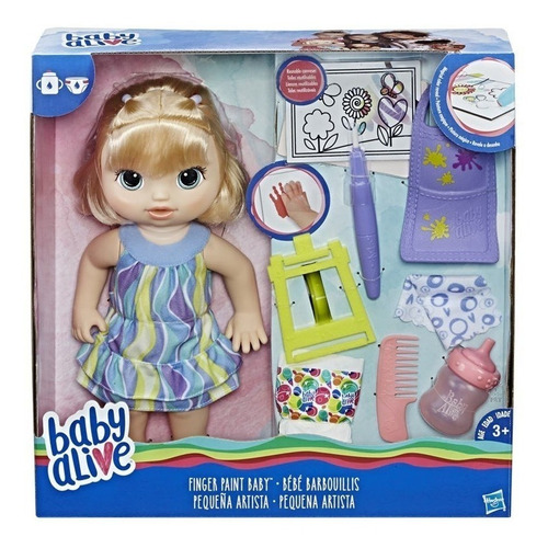 Boneca Baby Alive Pequena Artista Loira