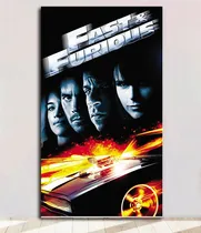 Comprar Cuadro Decorativo Rapidos Y Furiosos 29x50cm Pelicula Carros