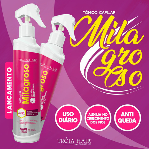 Progressiva Organic + Difusão Capilar + Tônico Milagroso