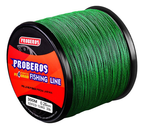 Línea Trenzada Cuerda Pesca 300 Mts 10 20 30 60 Lb 30lb