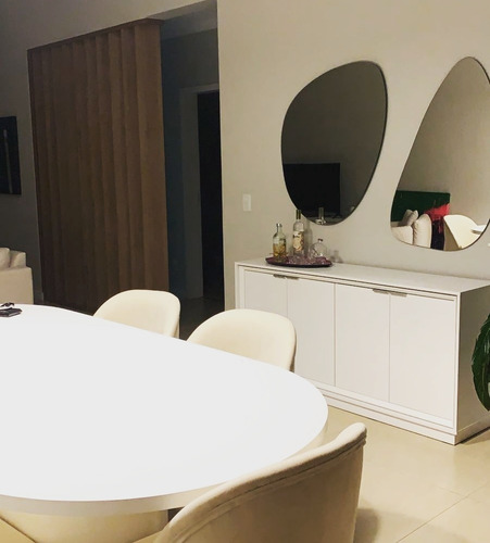 Espelho Organico Duplo Moldura Sem Moldura