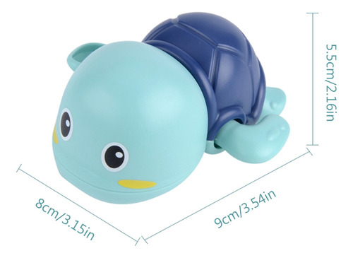 (gn) Juguete De Bañera Para Bebés Wind-up Turtle, Juguete Ac