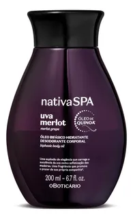 Óleo Corporal Nativa Spa Uva Merlot 200ml