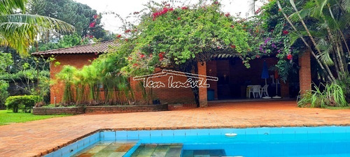 Chácara No Condomínio Estância Ubaitaba Em Boituva. 2 Casas, 5 Mil Metros, Piscina, Churrasqueira. - Ch00581 - 69431476